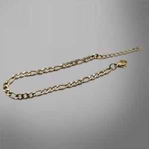 Armband Figaro LU Goldplated