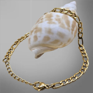 Armband Figaro LU Goldplated